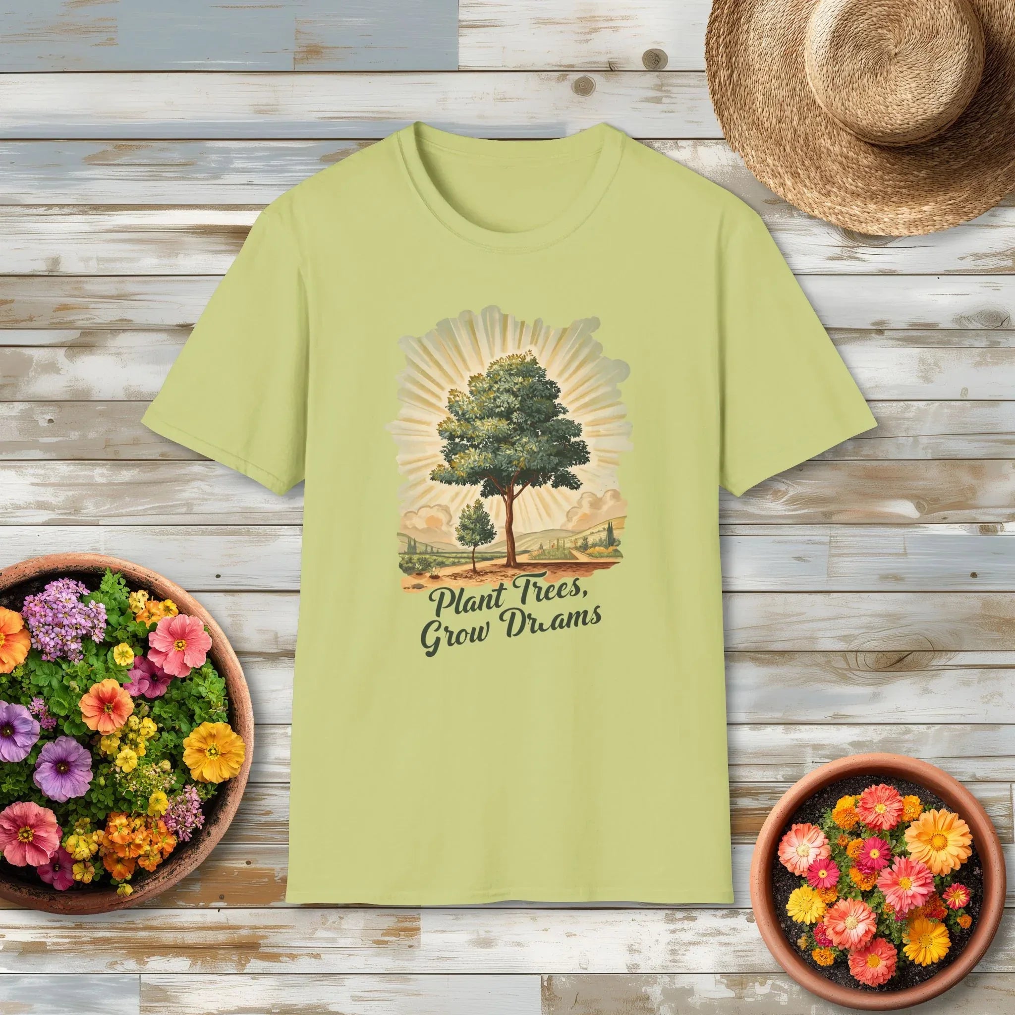 Plant Trees Grow Dreams Vintage Style T-Shirt