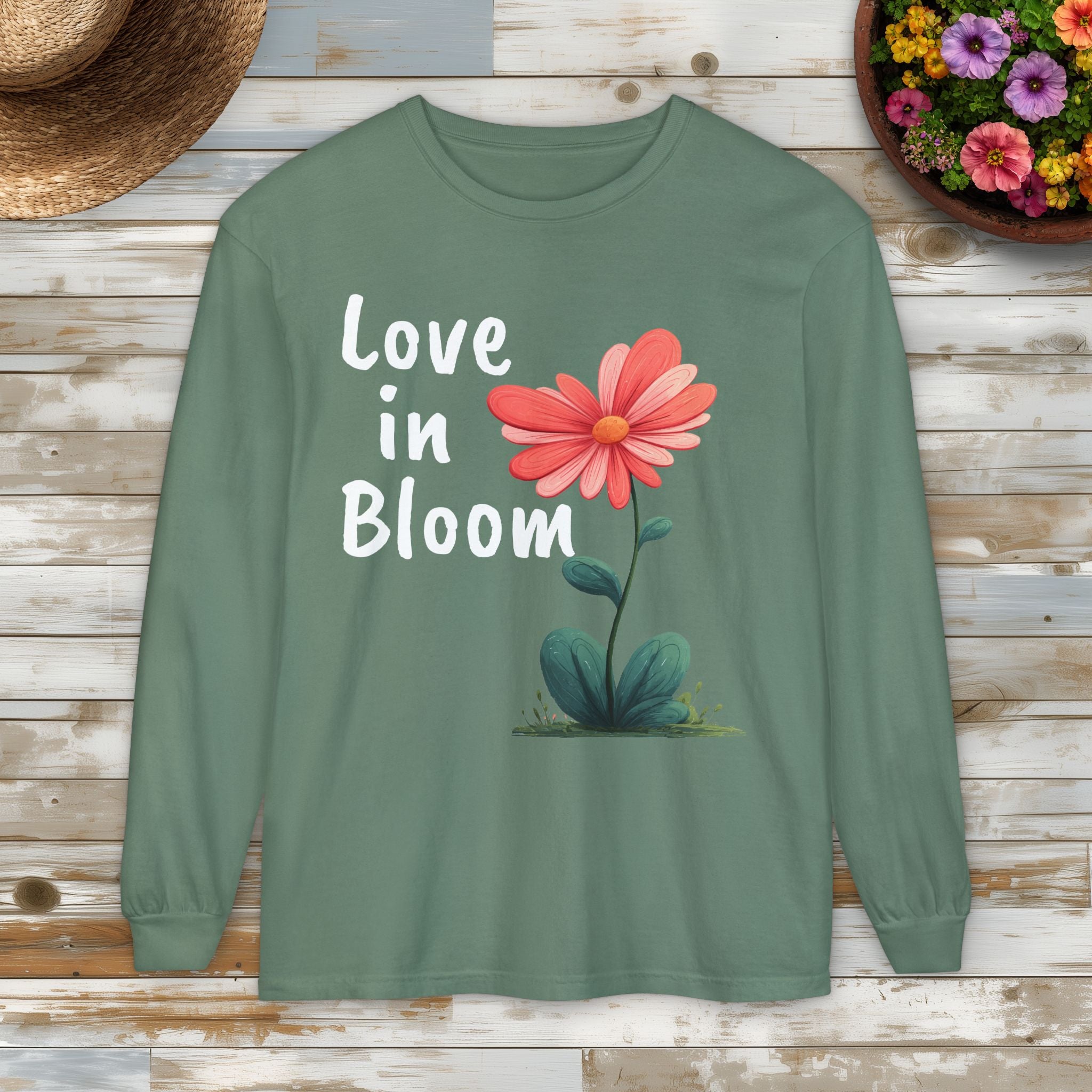 Love in Bloom Romantic Long Sleeve Tee