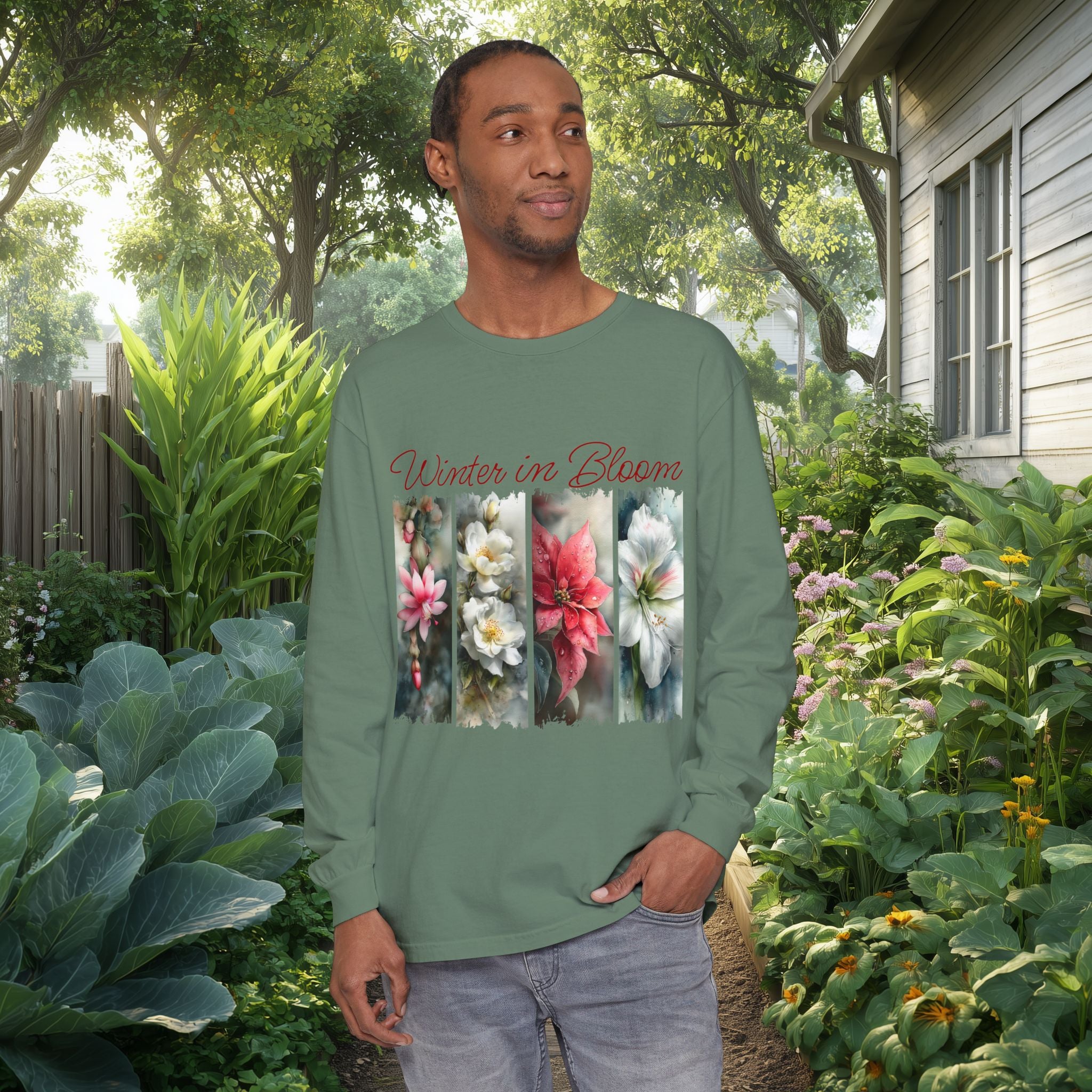 Winter in Bloom Long Sleeve Tee