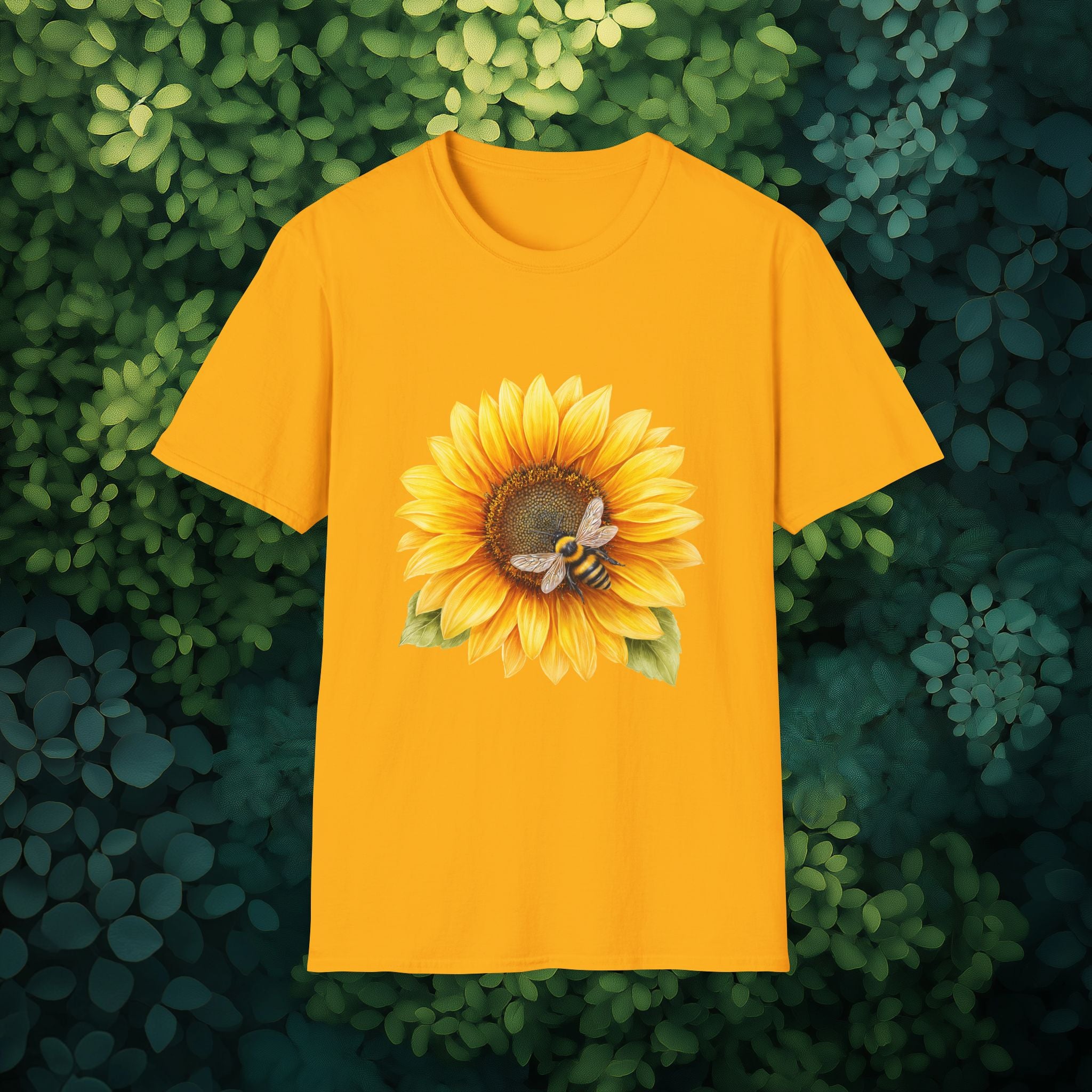 Sunflower and Honeybee T-Shirt