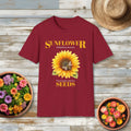 Sunflower Vintage Seed Packet Shirt