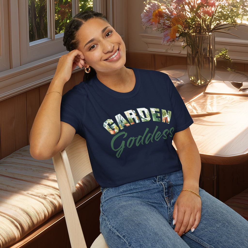 Garden Goddess T-Shirt for Plant Lovers and Gardeners