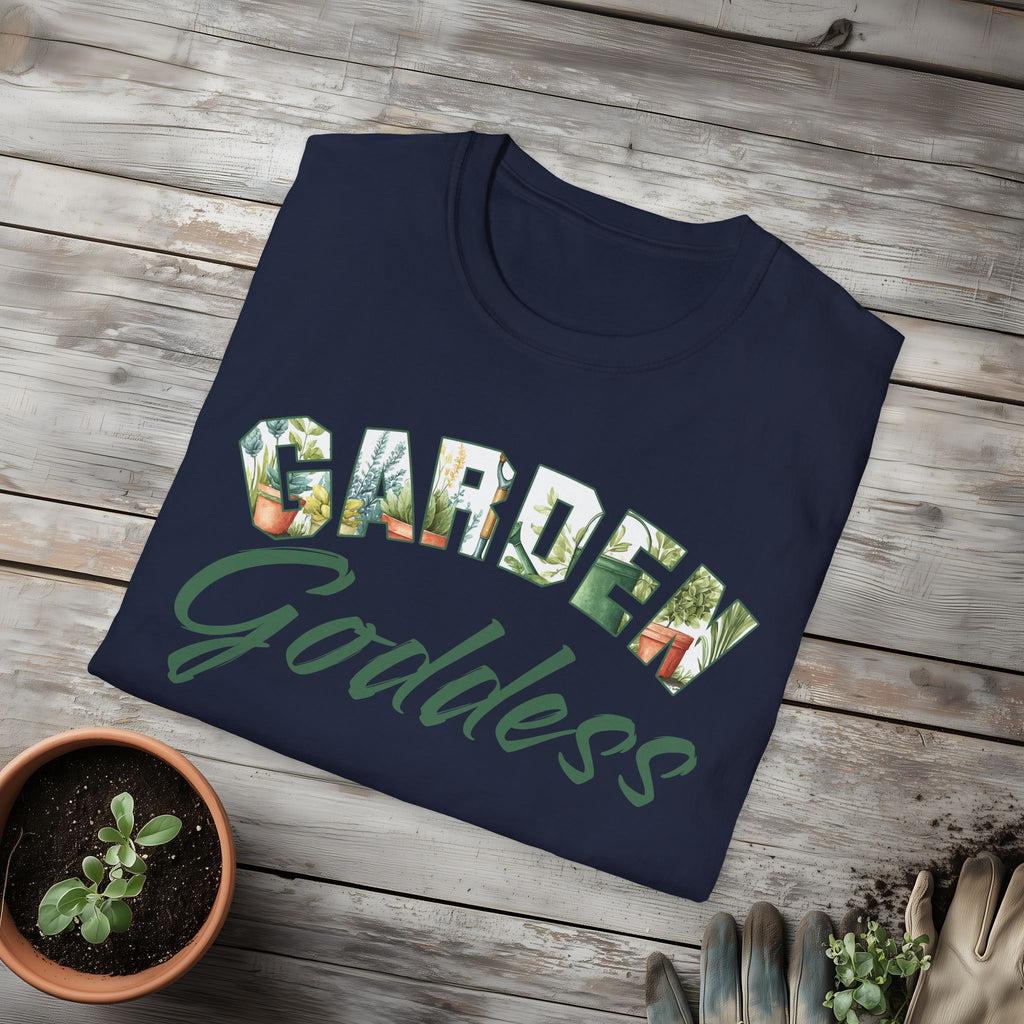 Garden Goddess T-Shirt for Plant Lovers and Gardeners