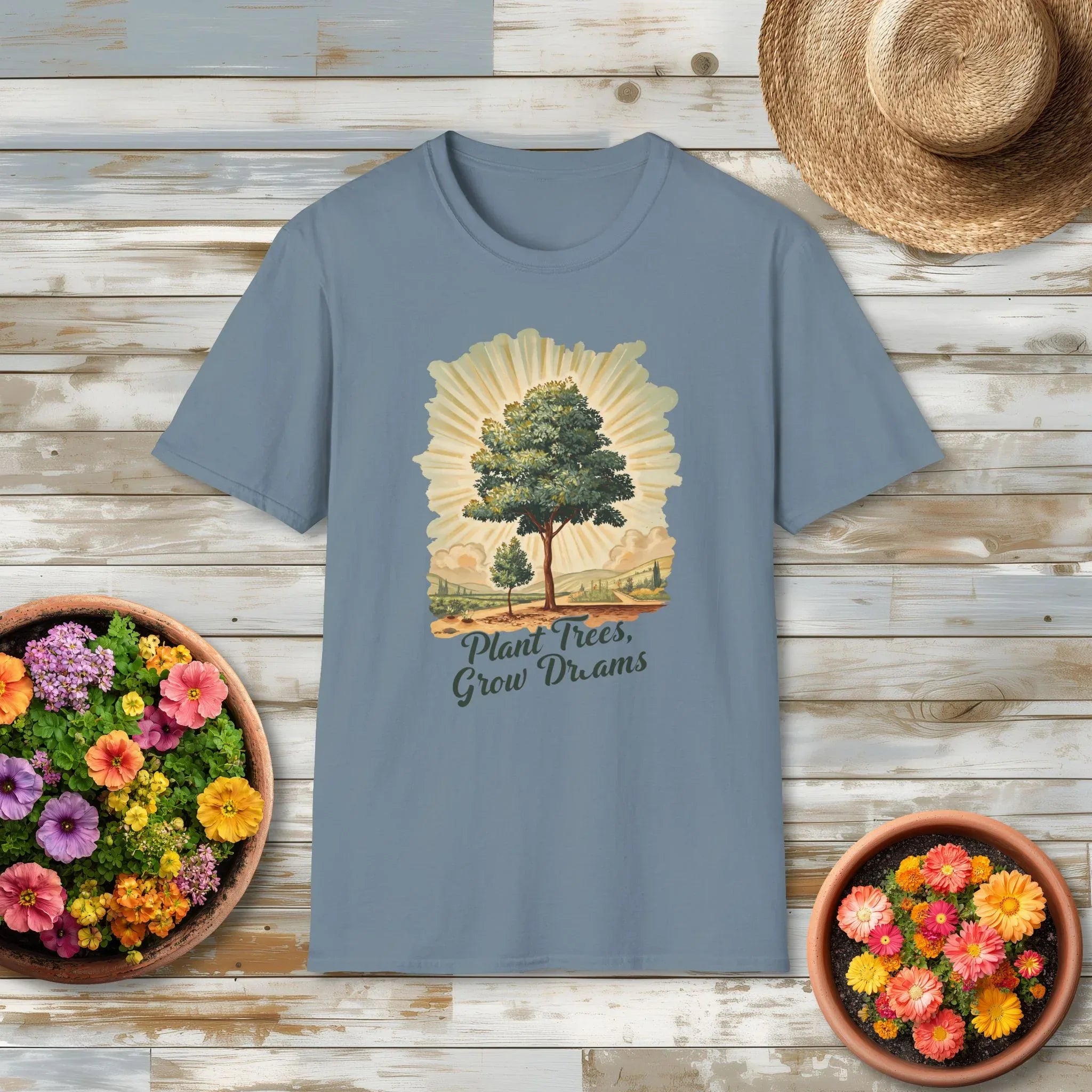 Plant Trees Grow Dreams Vintage Style T-Shirt