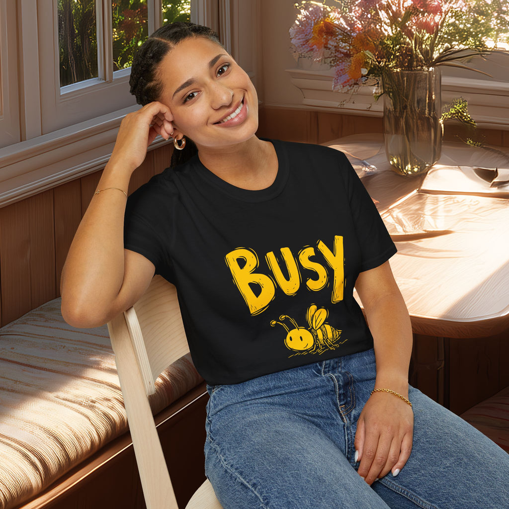 Busy Bee Doodle T-Shirt for Nature Lovers
