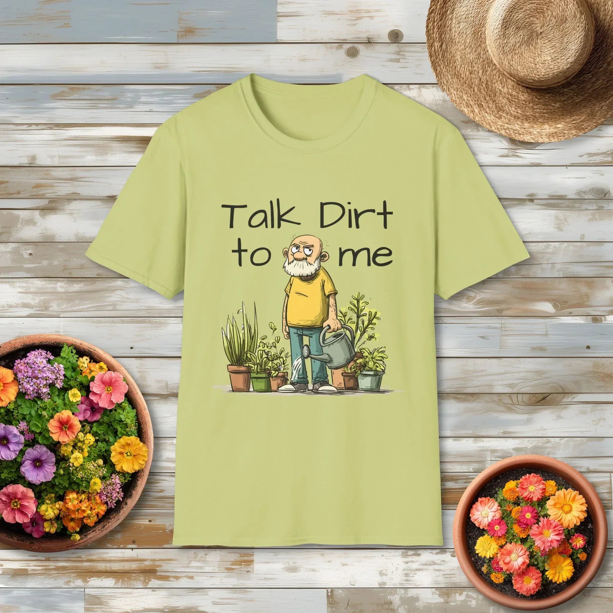 Talk Dirt to Me Garden Pun Shirt – Funny Grumpy Gardener Tee - Bee in Bloom