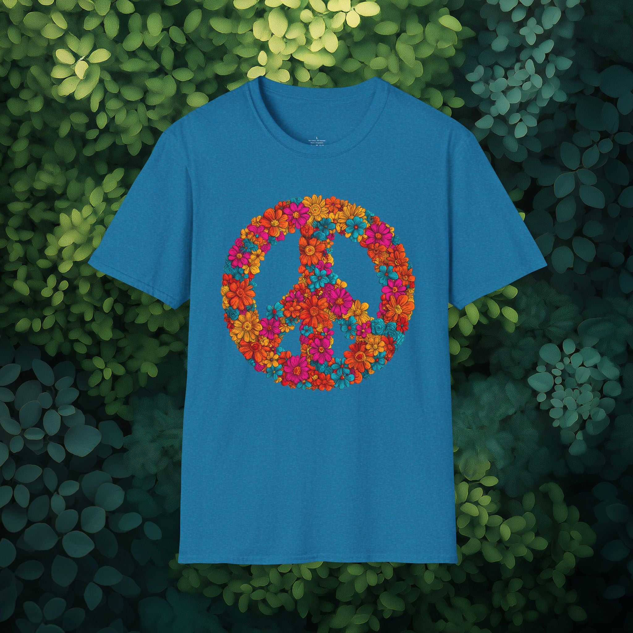 Flower Power Peace Sign Tee