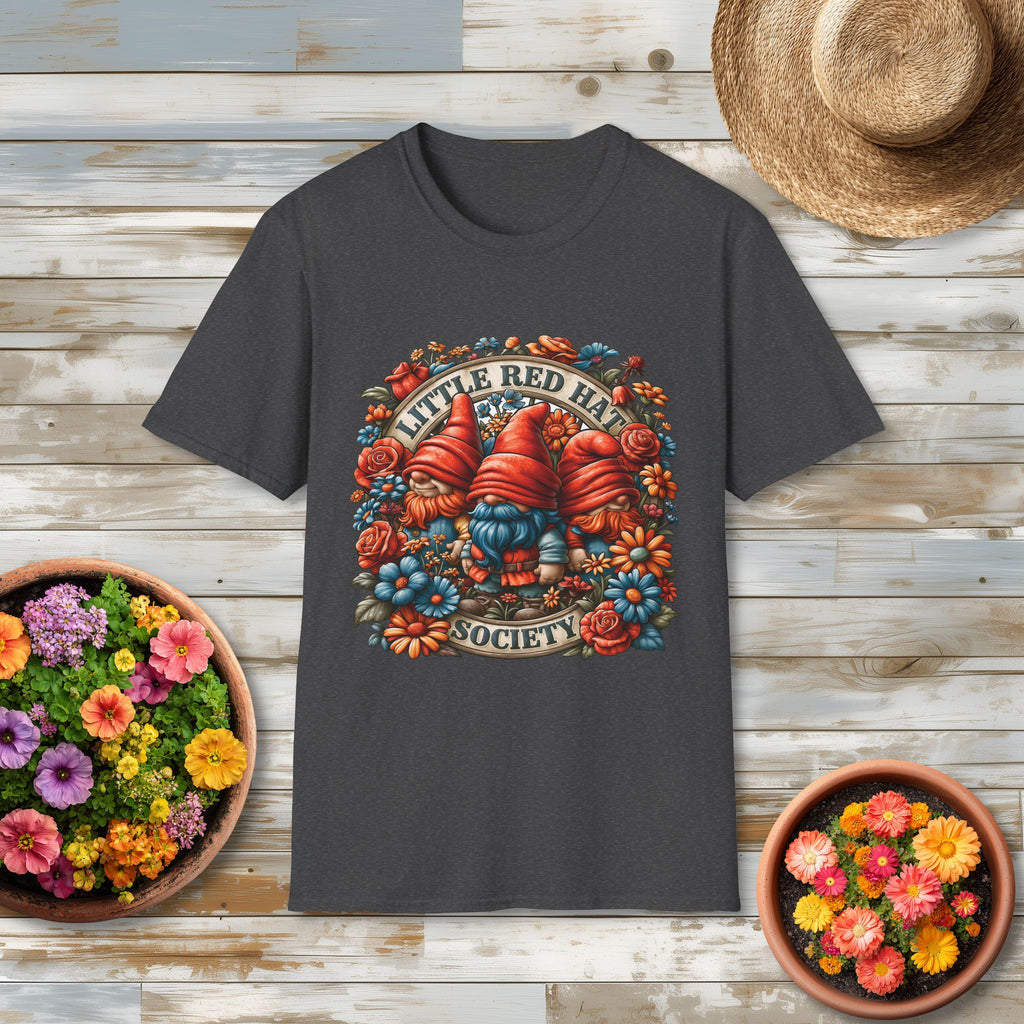 Garden Gnome Little Red Hat Society T-Shirt