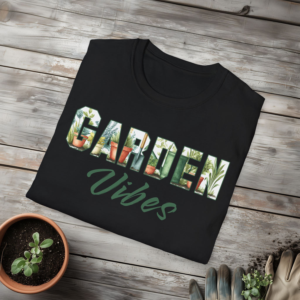 Garden Vibes T-Shirt for Plant Lovers and Gardeners