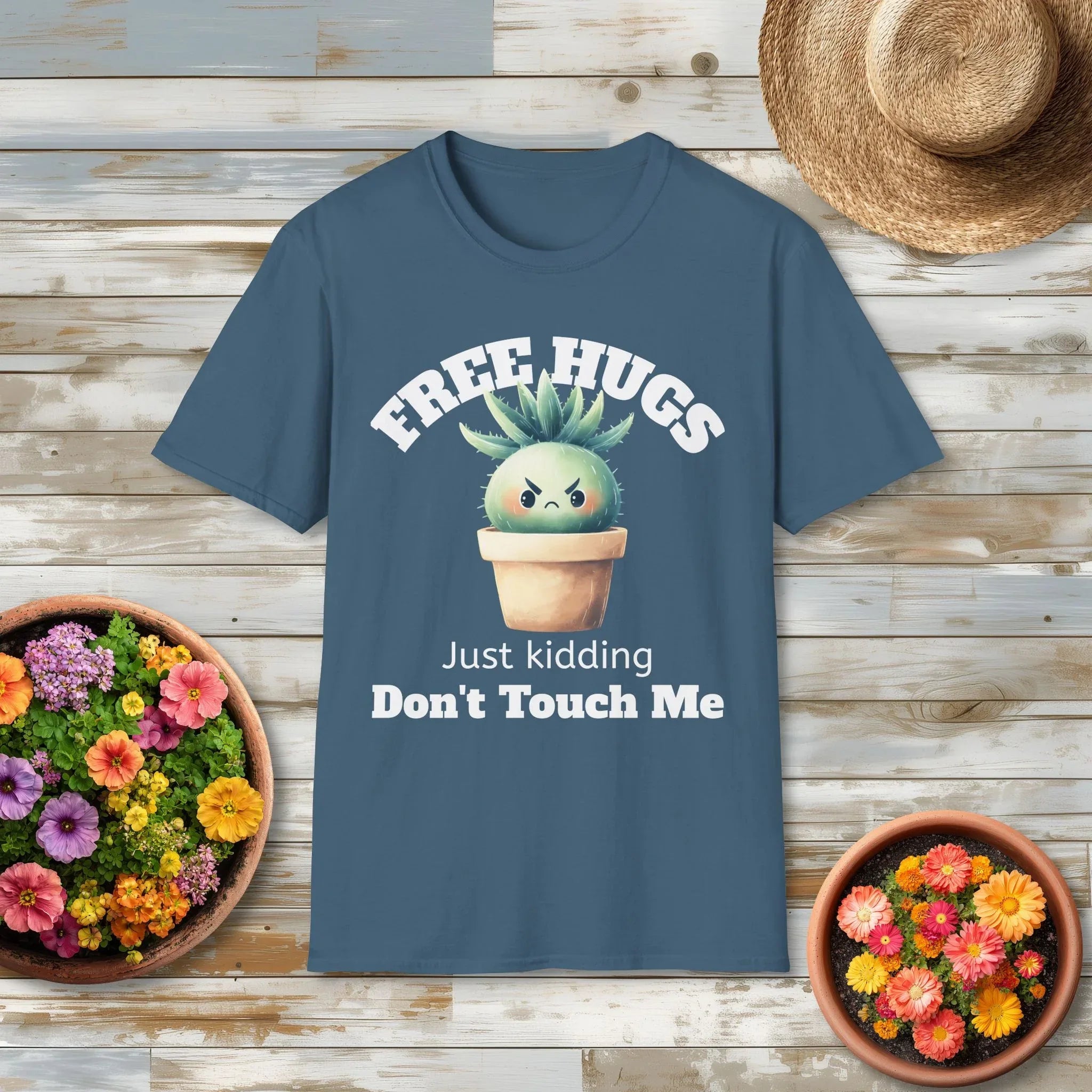 Kawaii Succulent Cactus Funny Plant Shirt