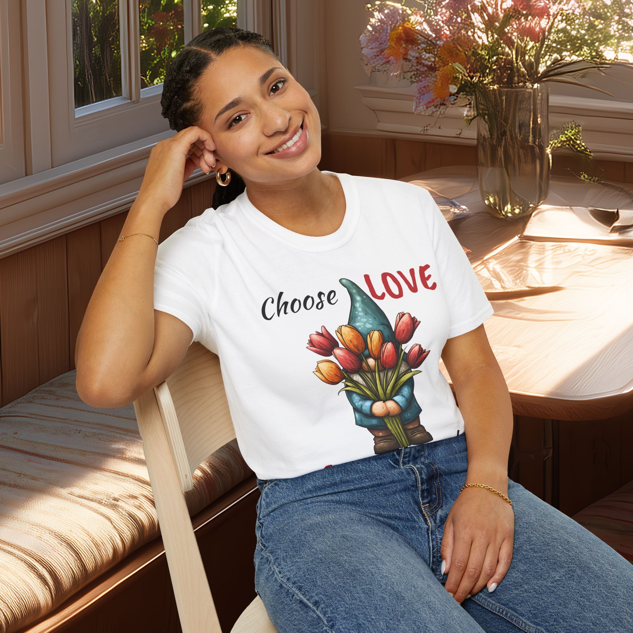 Choose LOVE Gnome Matter What T-Shirt