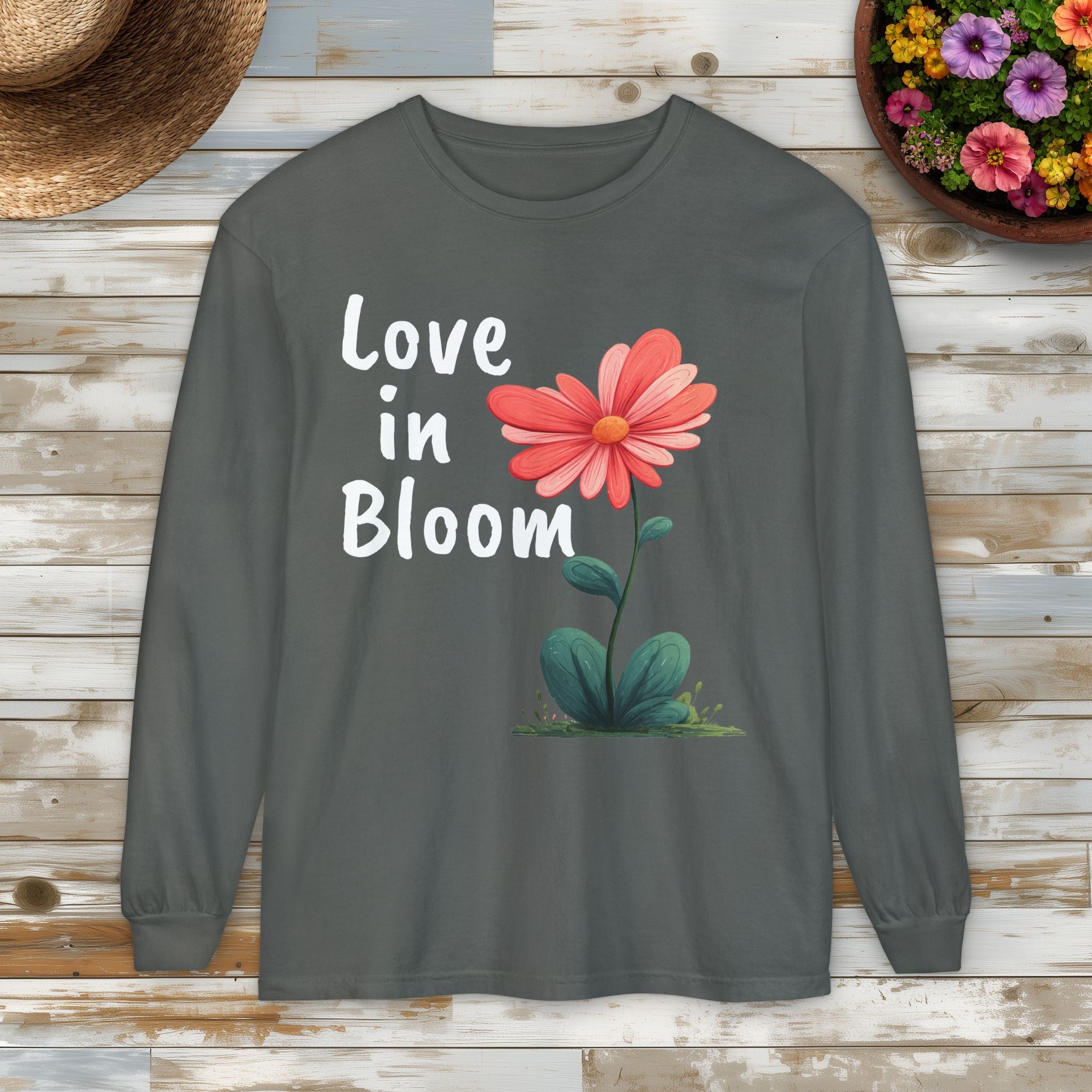 Love in Bloom Romantic Long Sleeve Tee
