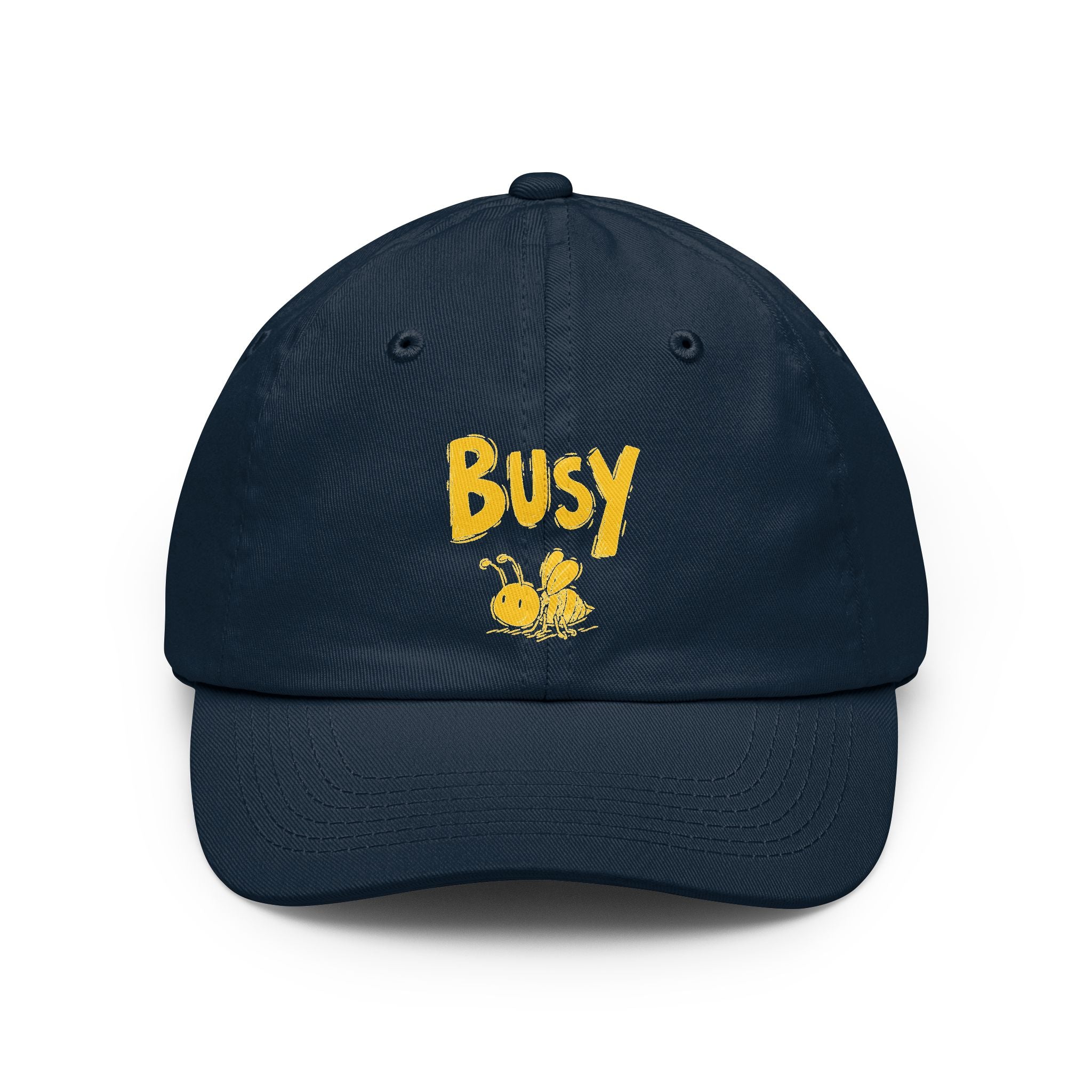 Busy Bee Cartoon Dad Hat for Beekeepers and Nature Lovers