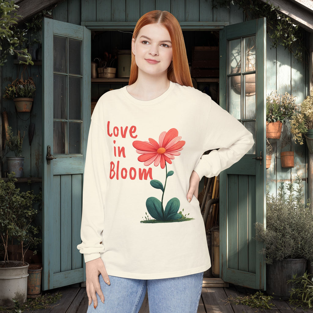 Love in Bloom Romantic Long Sleeve Tee