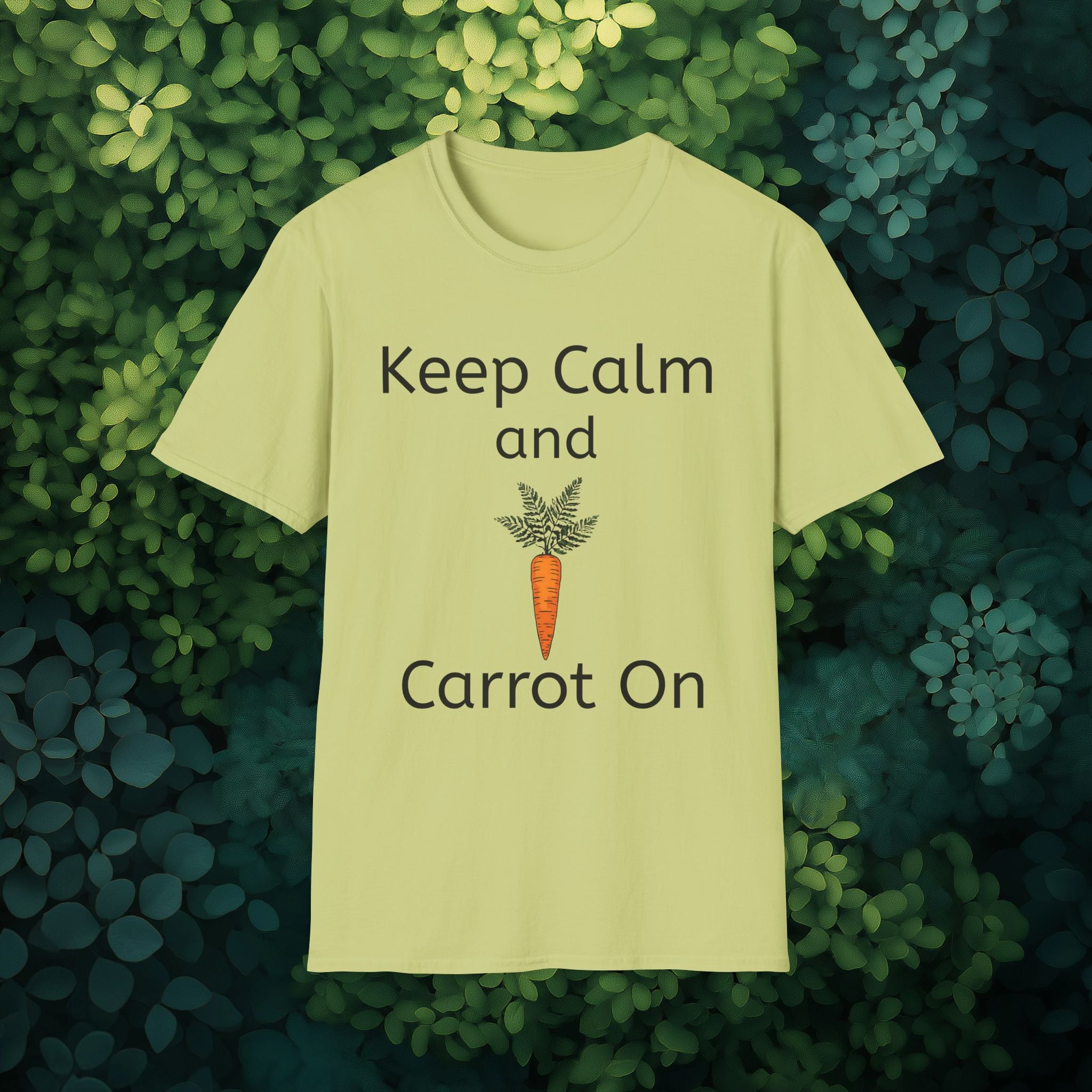 Keep Calm and Carrot On T-Shirt for Garden Lovers