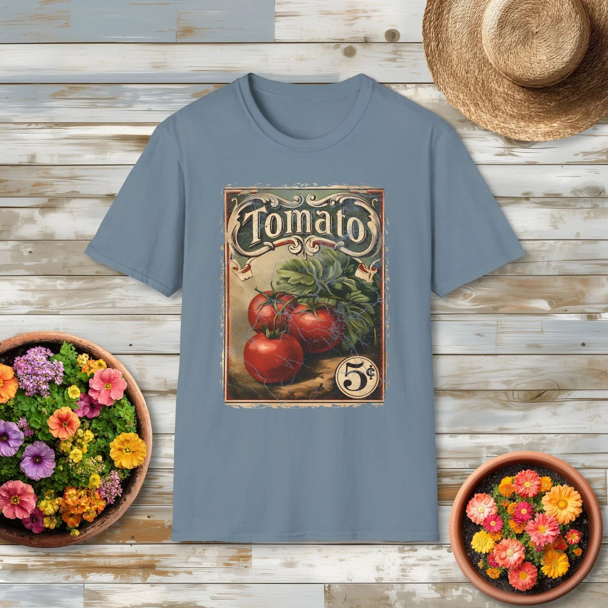 Vintage Tomato Seed Packet Shirt