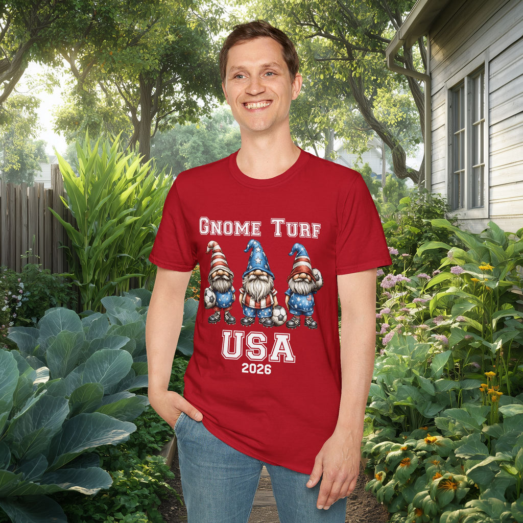 Gnome Turf USA 2026 Soccer Gnome T-Shirt