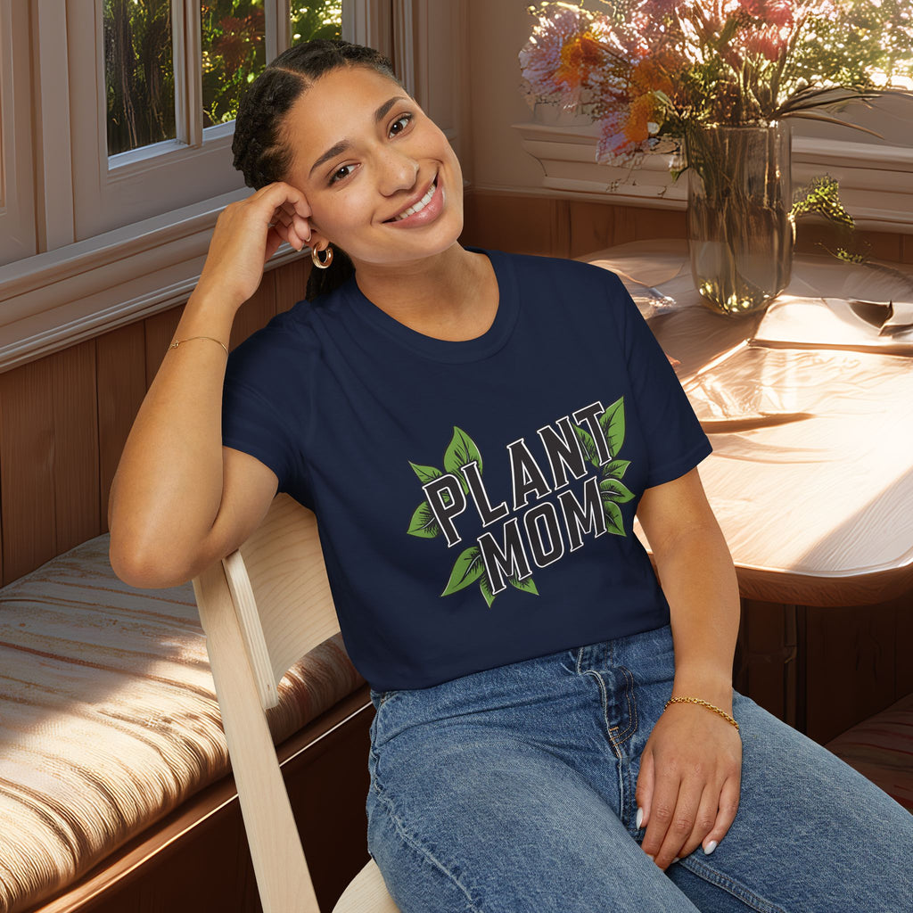 Plant Mom Varsity Shirt for Gardeners