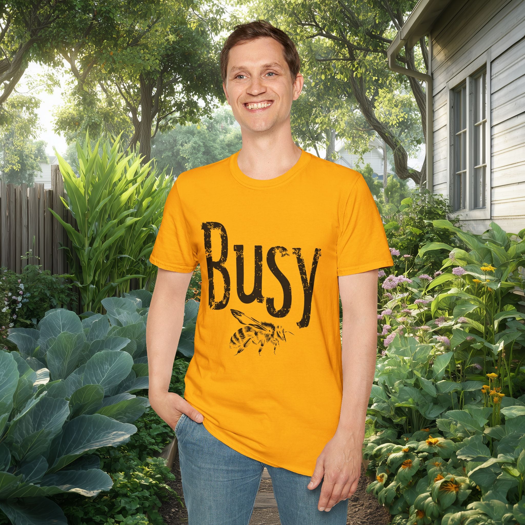 Retro Busy Bee T-Shirt for Nature Lovers