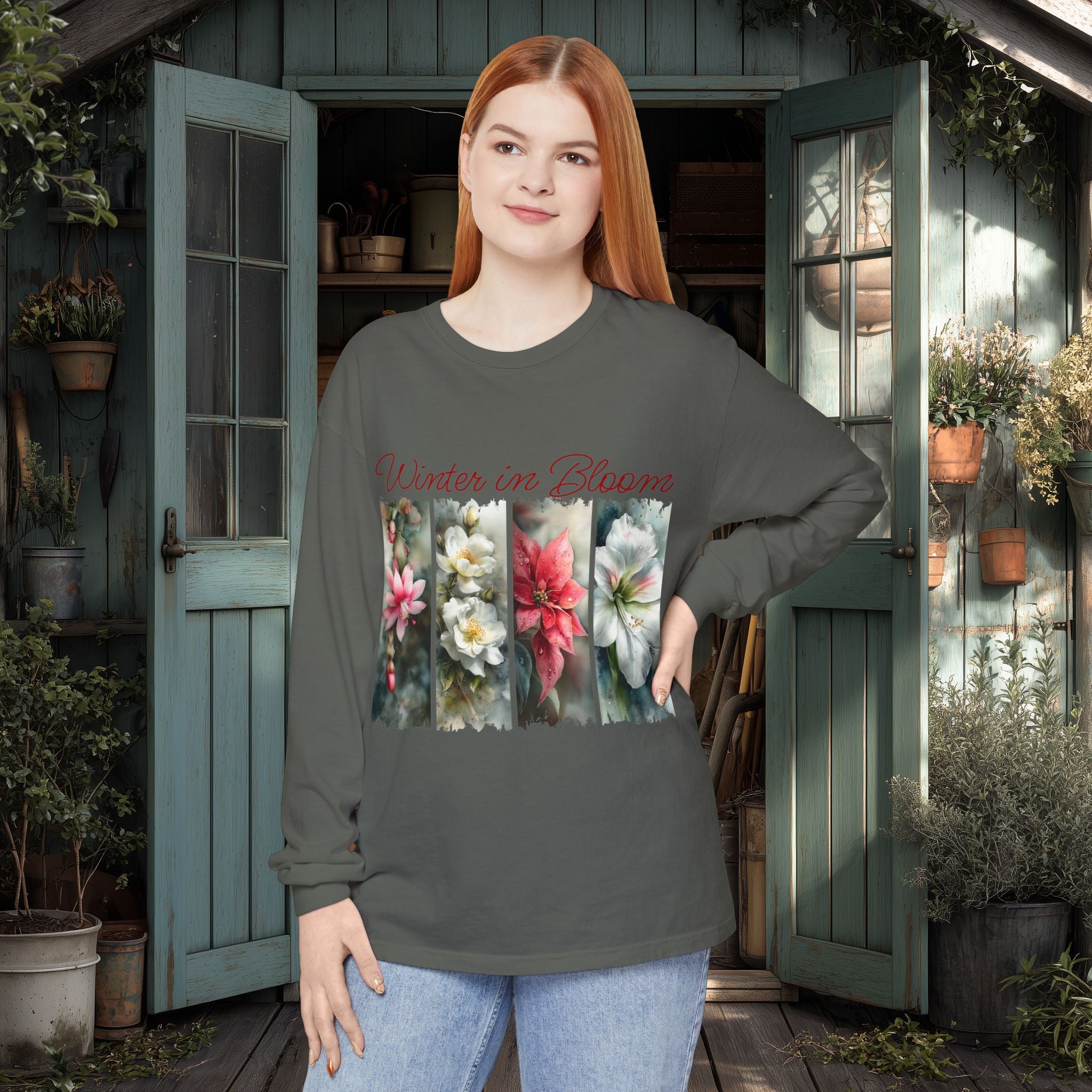 Winter in Bloom Long Sleeve Tee