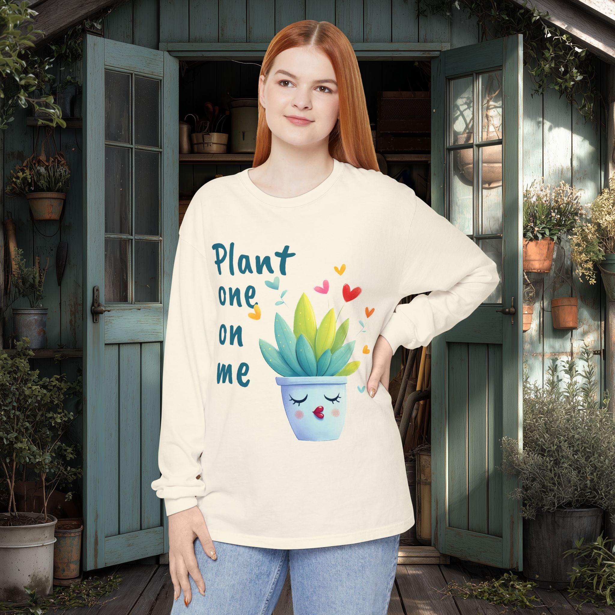 Plant One on Me Long Sleeve T-Shirt