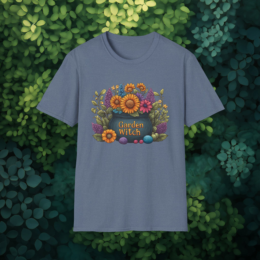 Garden Witch Wildflower Cauldron T-Shirt