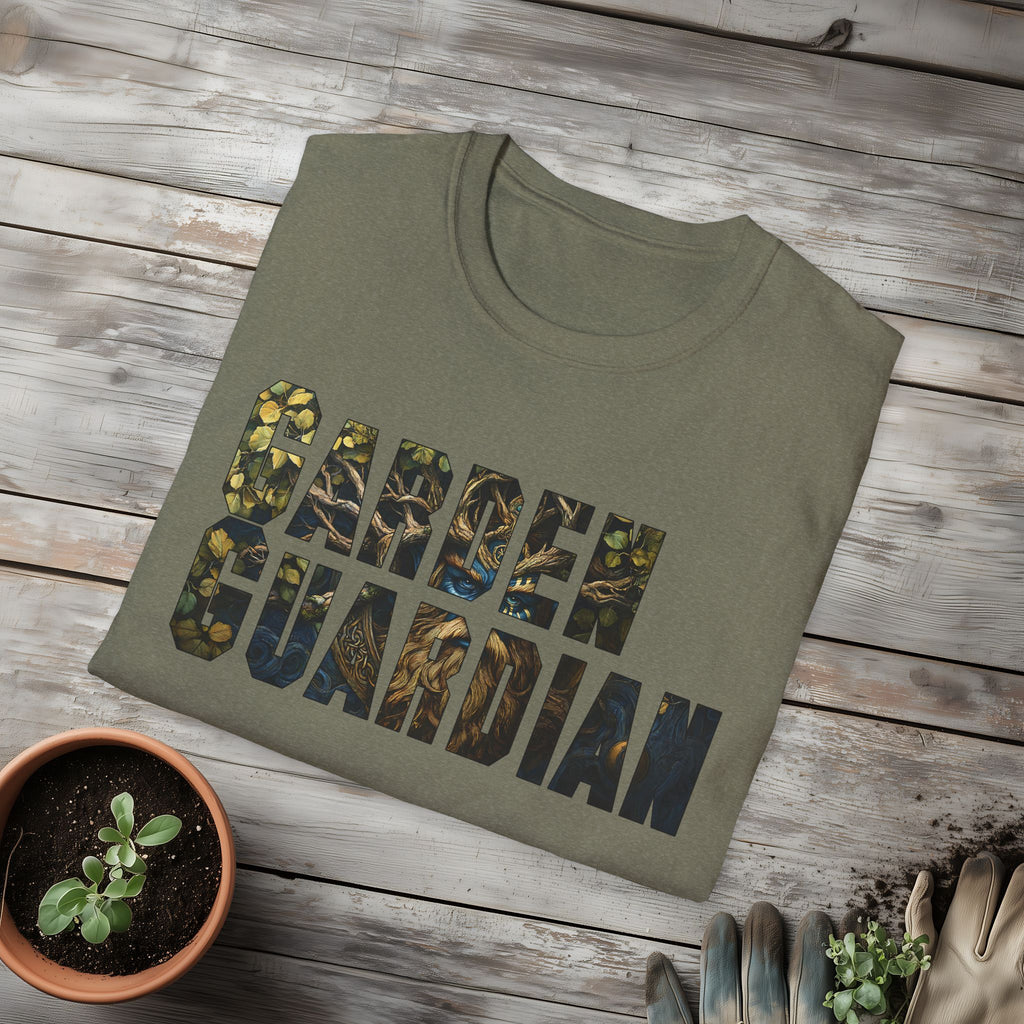 Fantasy Garden Guardian T-Shirt for Gardeners