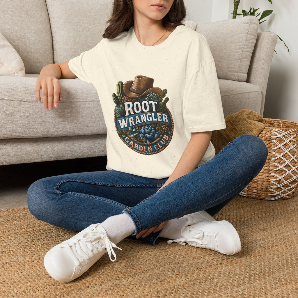 Retro Western Root Wrangler Garden Club T-Shirt