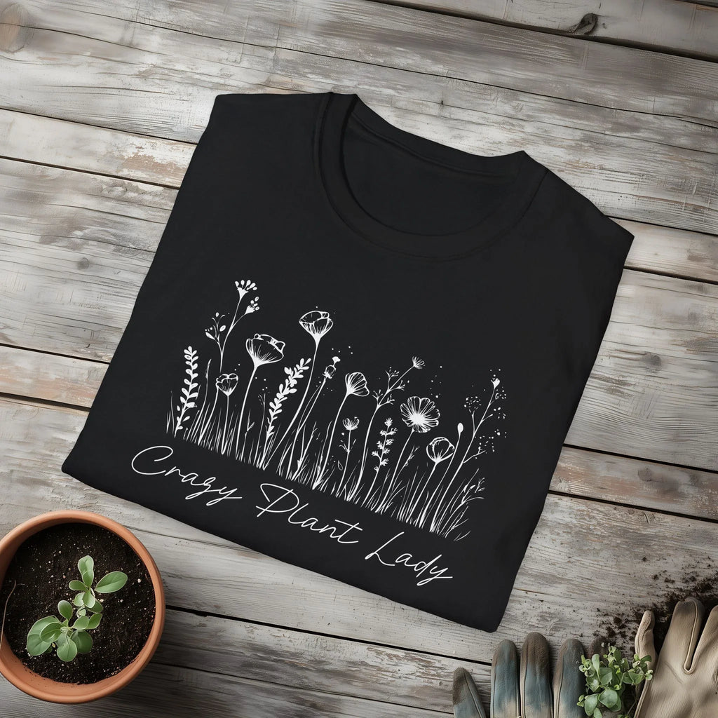 Crazy Plant Lady T-Shirt for Gardeners