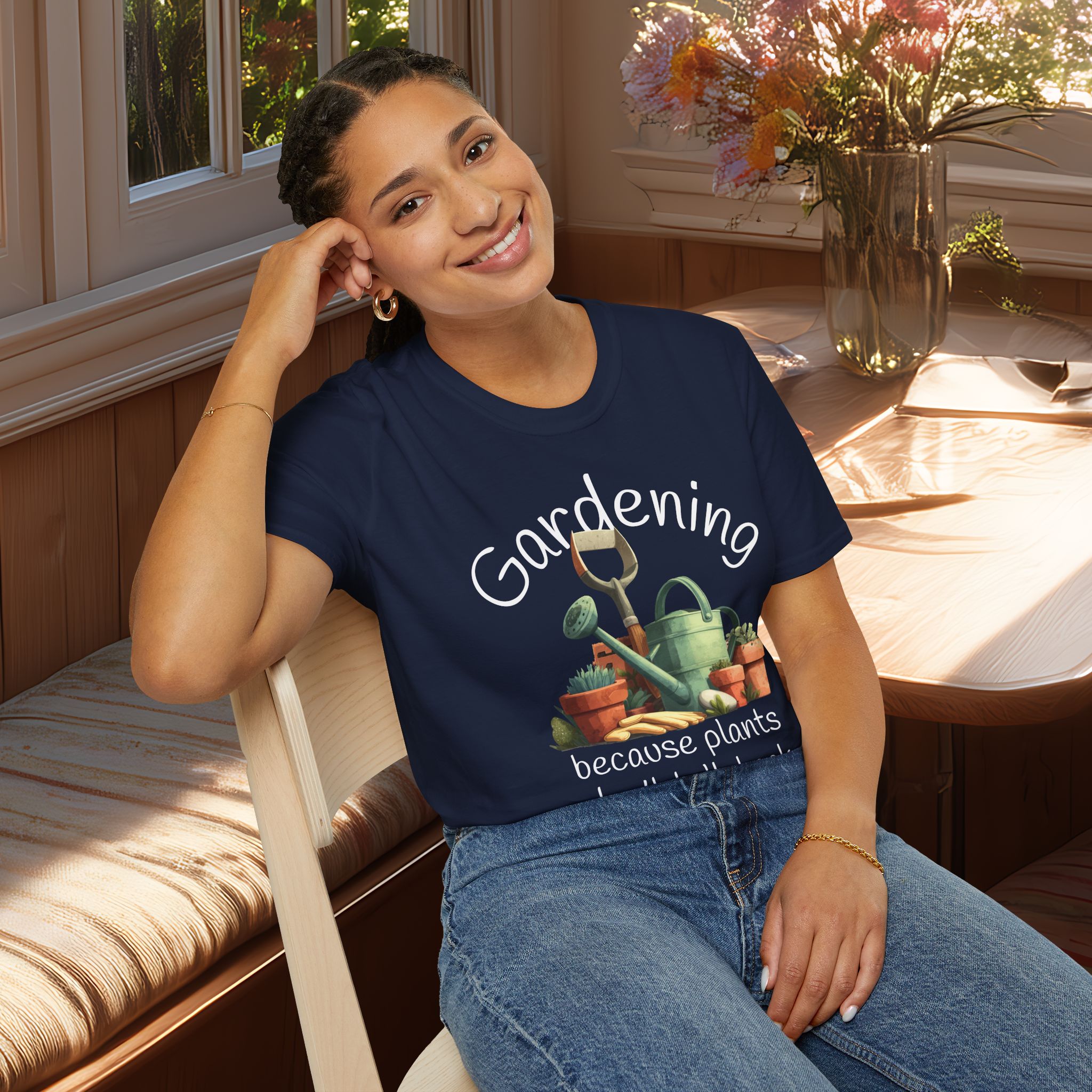 Gardening Because Plants Don't Talk Back T-Shirt