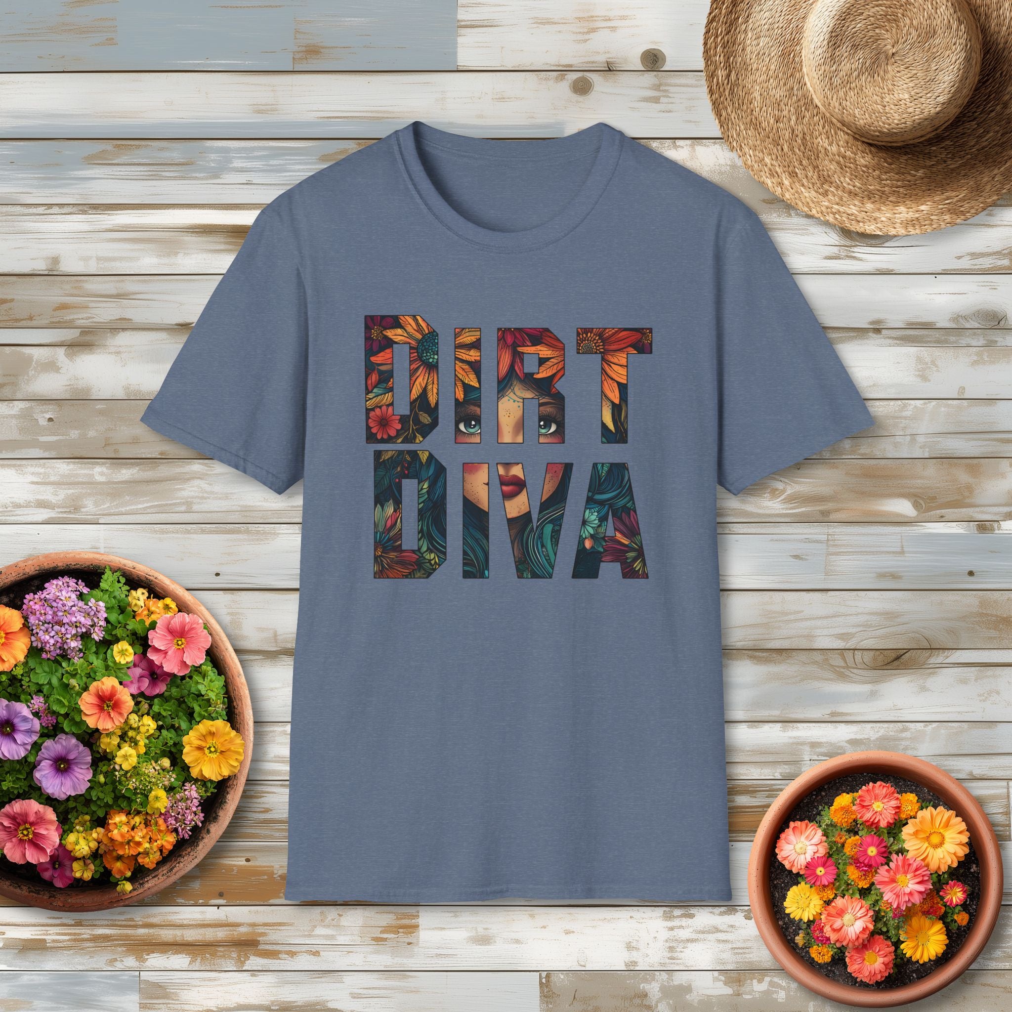 Boho Dirt Diva T-Shirt for  Nature Lovers