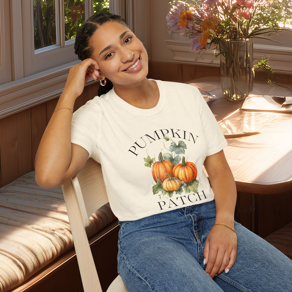 Rustic Pumpkin Patch Tee with Vintage Farm Style