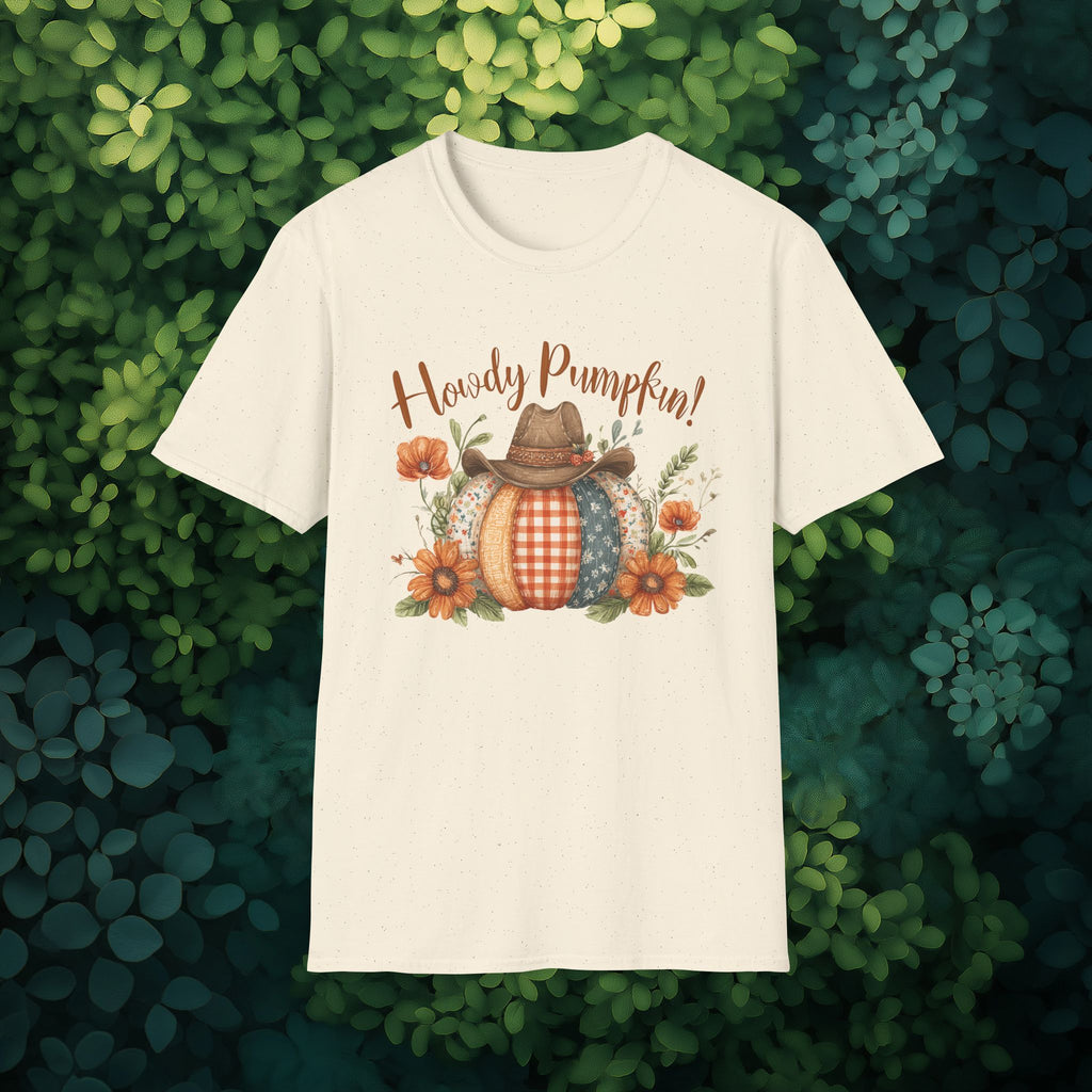 Patchwork Howdy Pumpkin T-Shirt