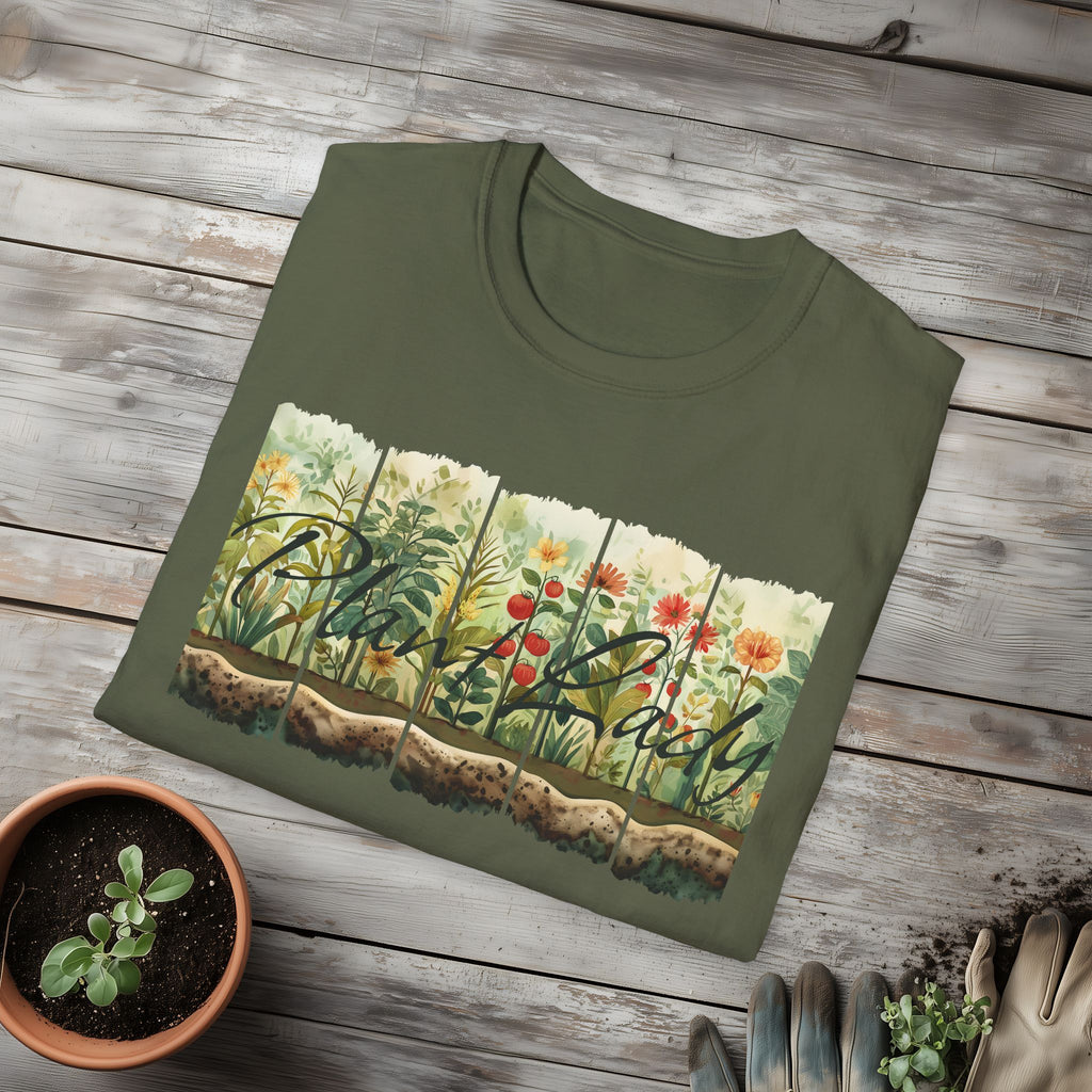 Plant Lady Backyard Gardener T-Shirt for