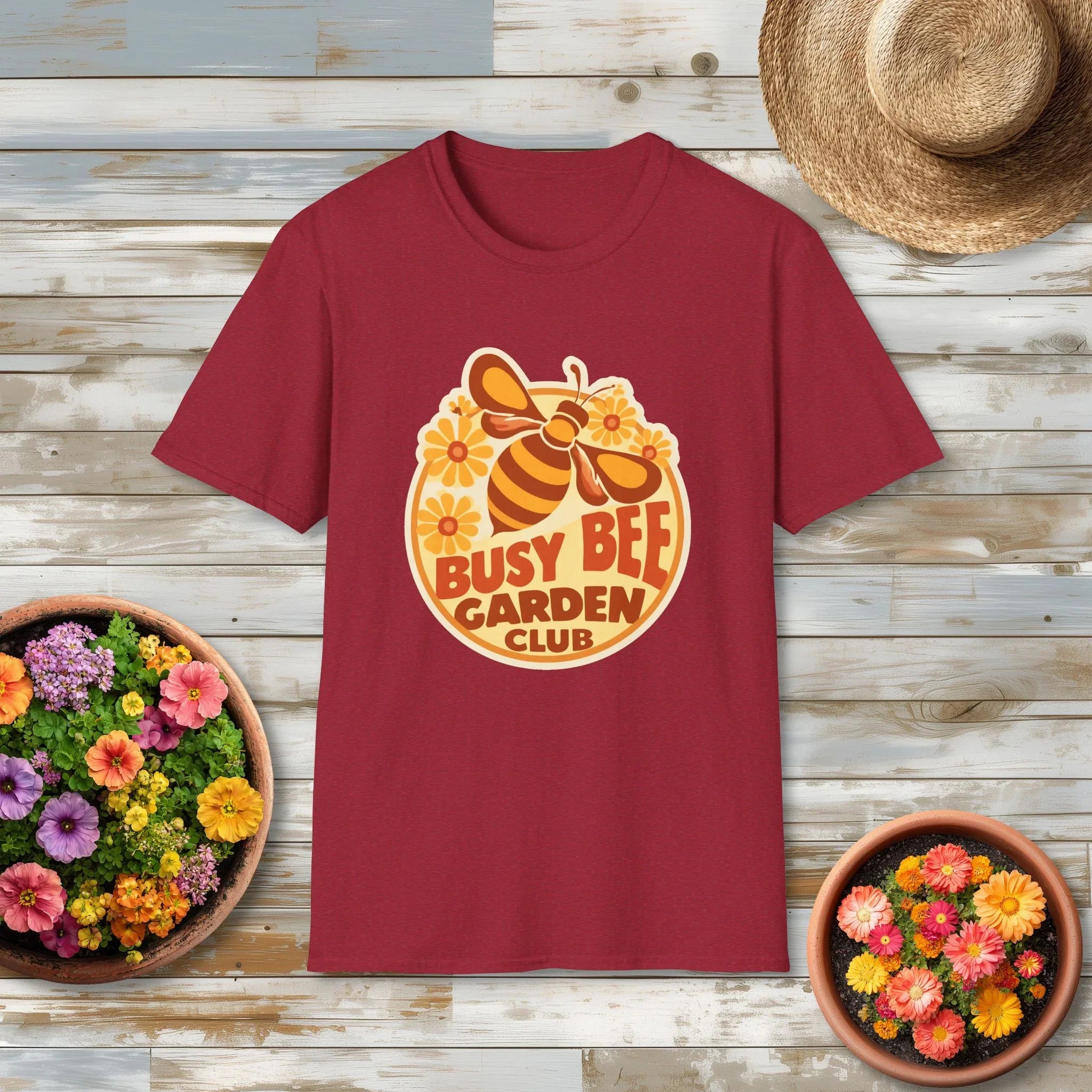 Busy Bee Garden Club Shirt – Retro 60s Bee Tee