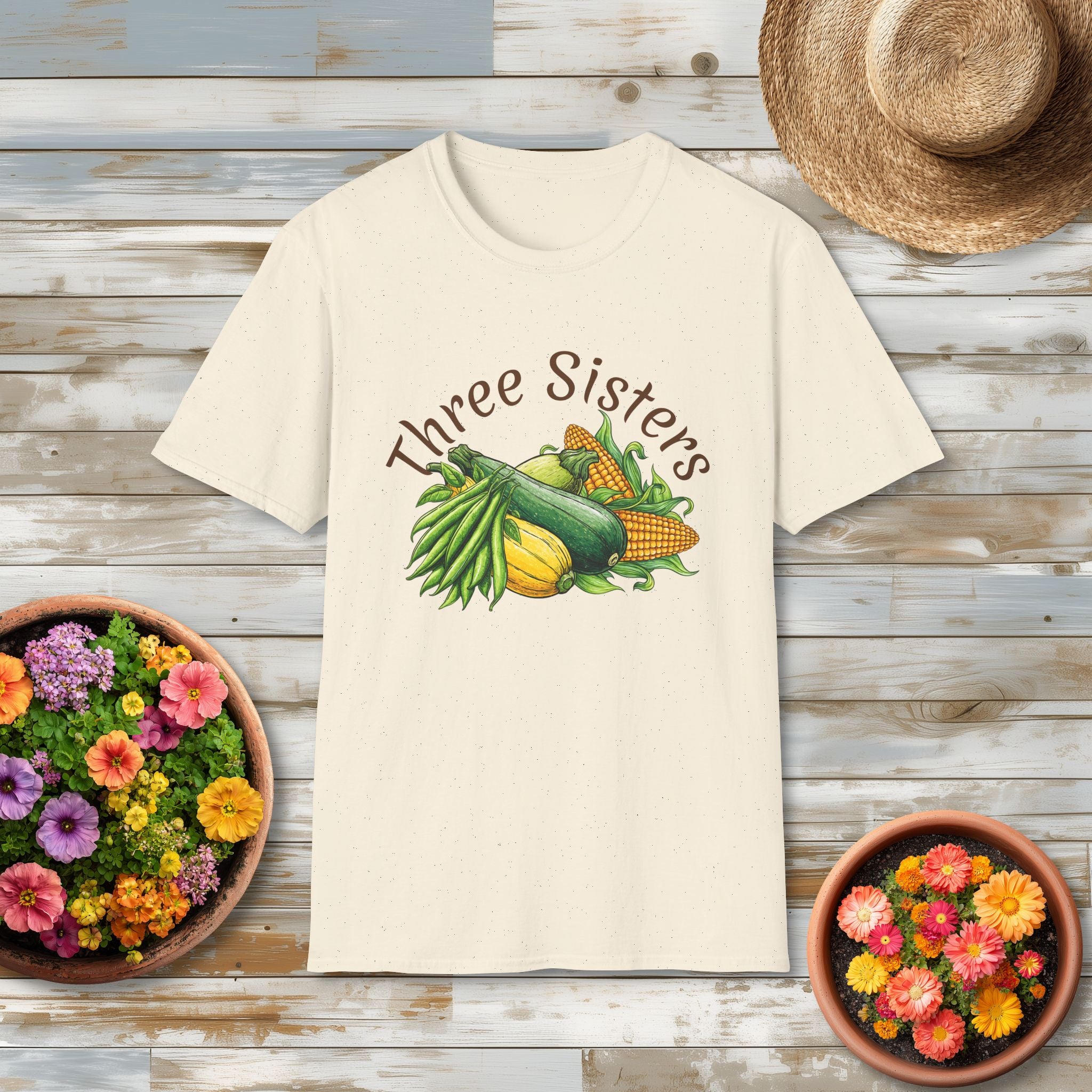 Three Sisters Native Planting Tee