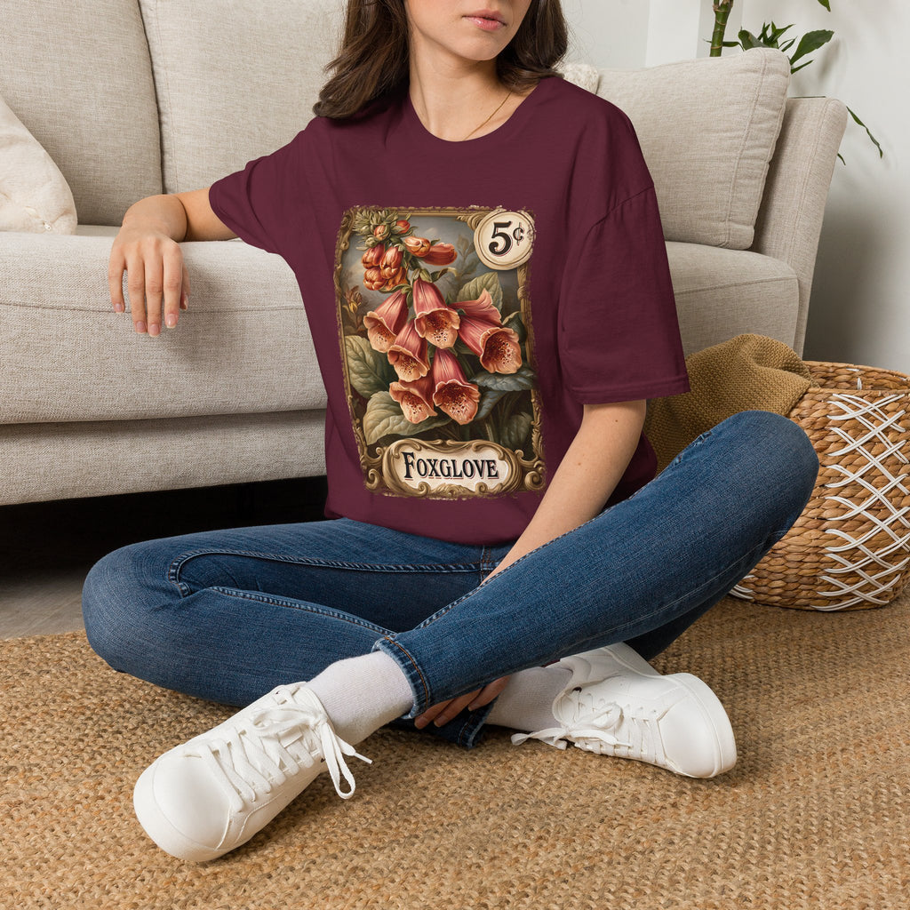 Foxglove Vintage Seed Packet T-Shirt