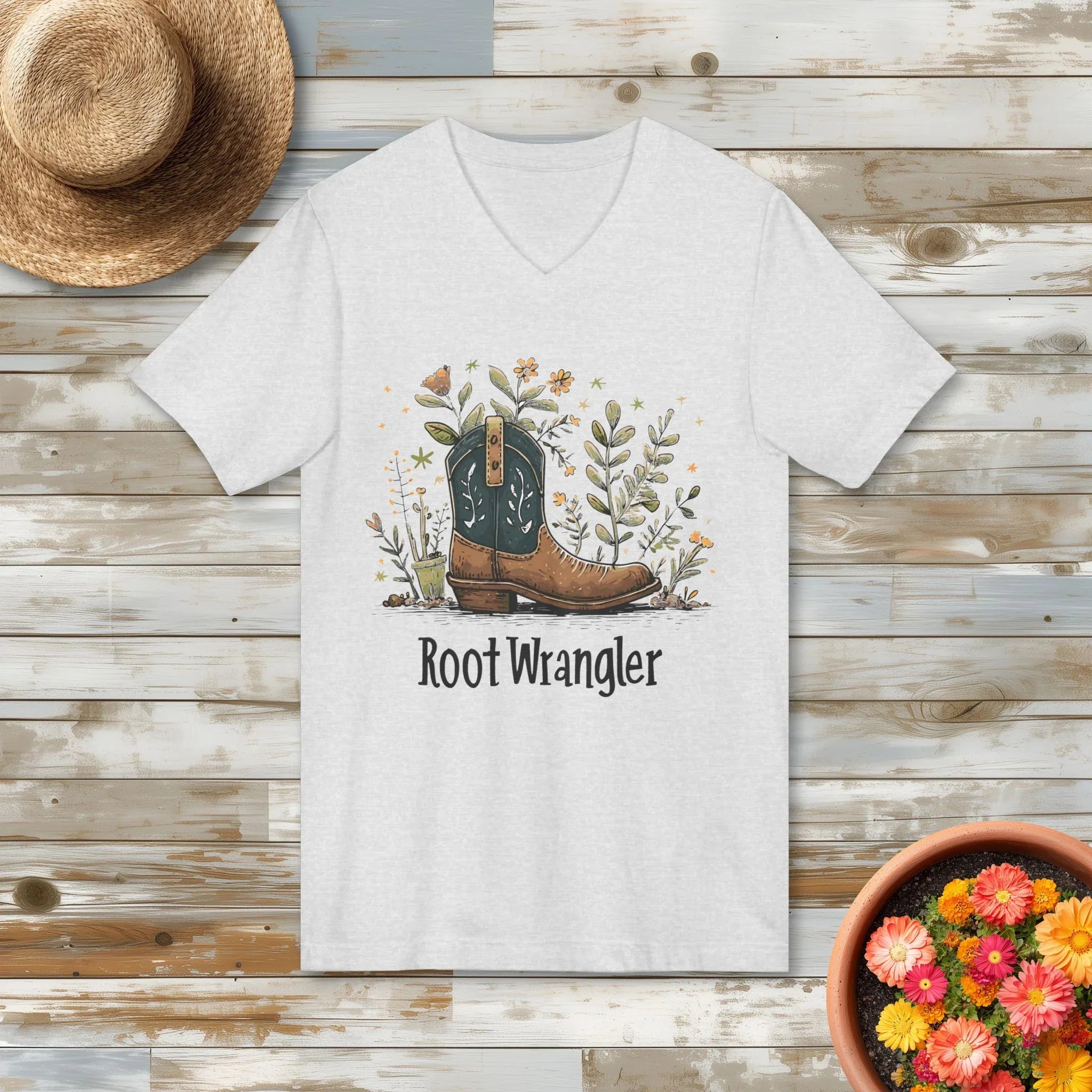 Root Wrangler V-Neck T-Shirt