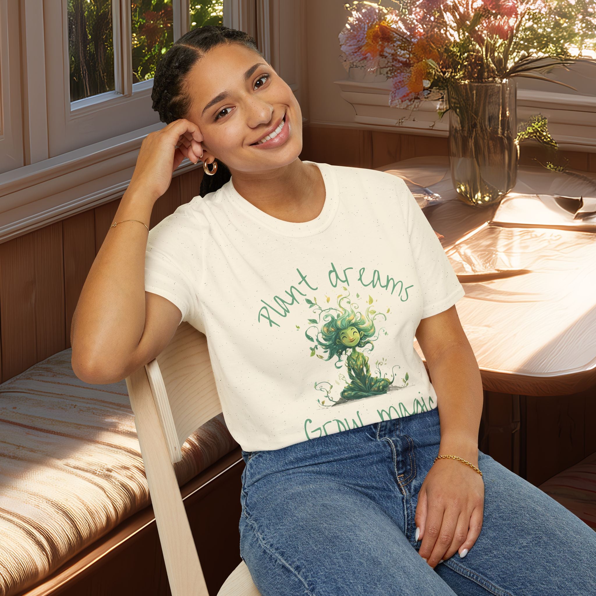 Plant Dreams, Grow Magic Garden Goddess T-Shirt