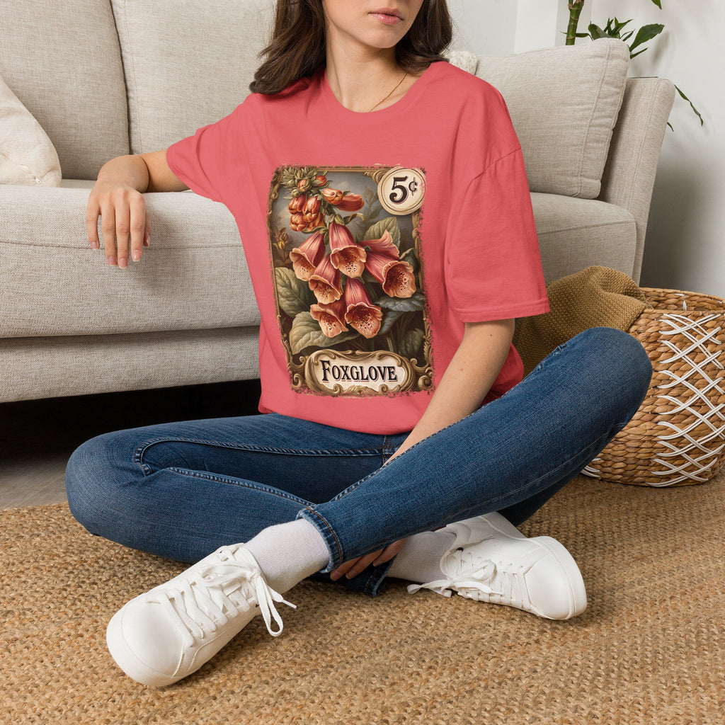 Foxglove Vintage Seed Packet T-Shirt