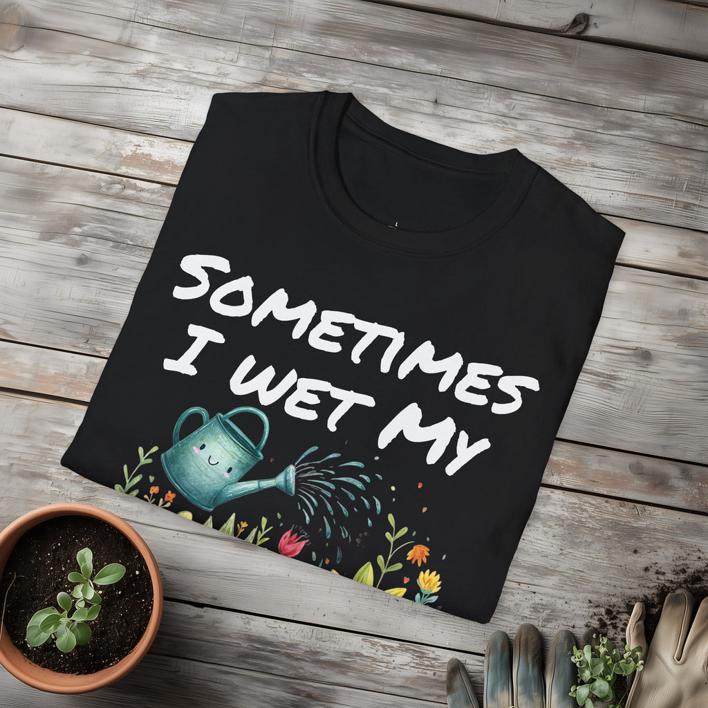 Cartoon Sometimes I Wet My Plants T-Shirt
