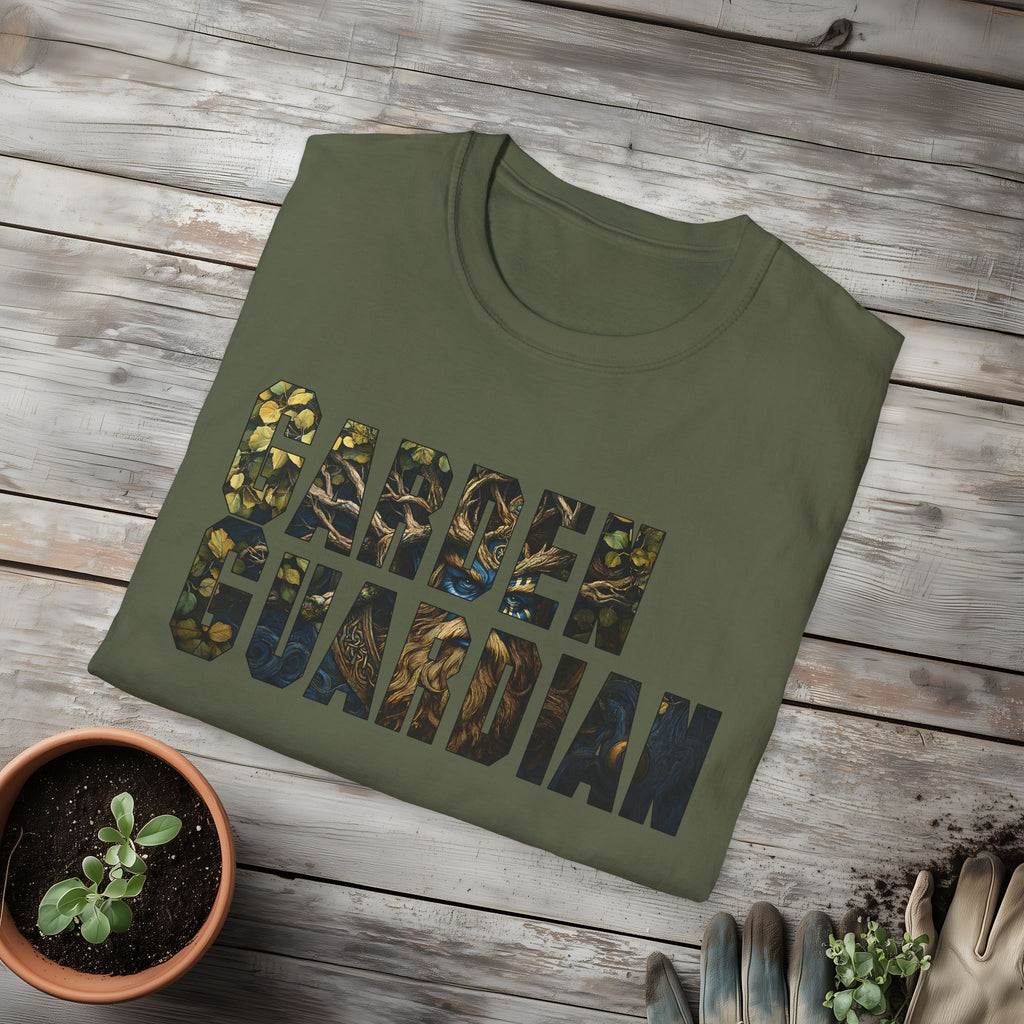 Fantasy Garden Guardian T-Shirt for Gardeners