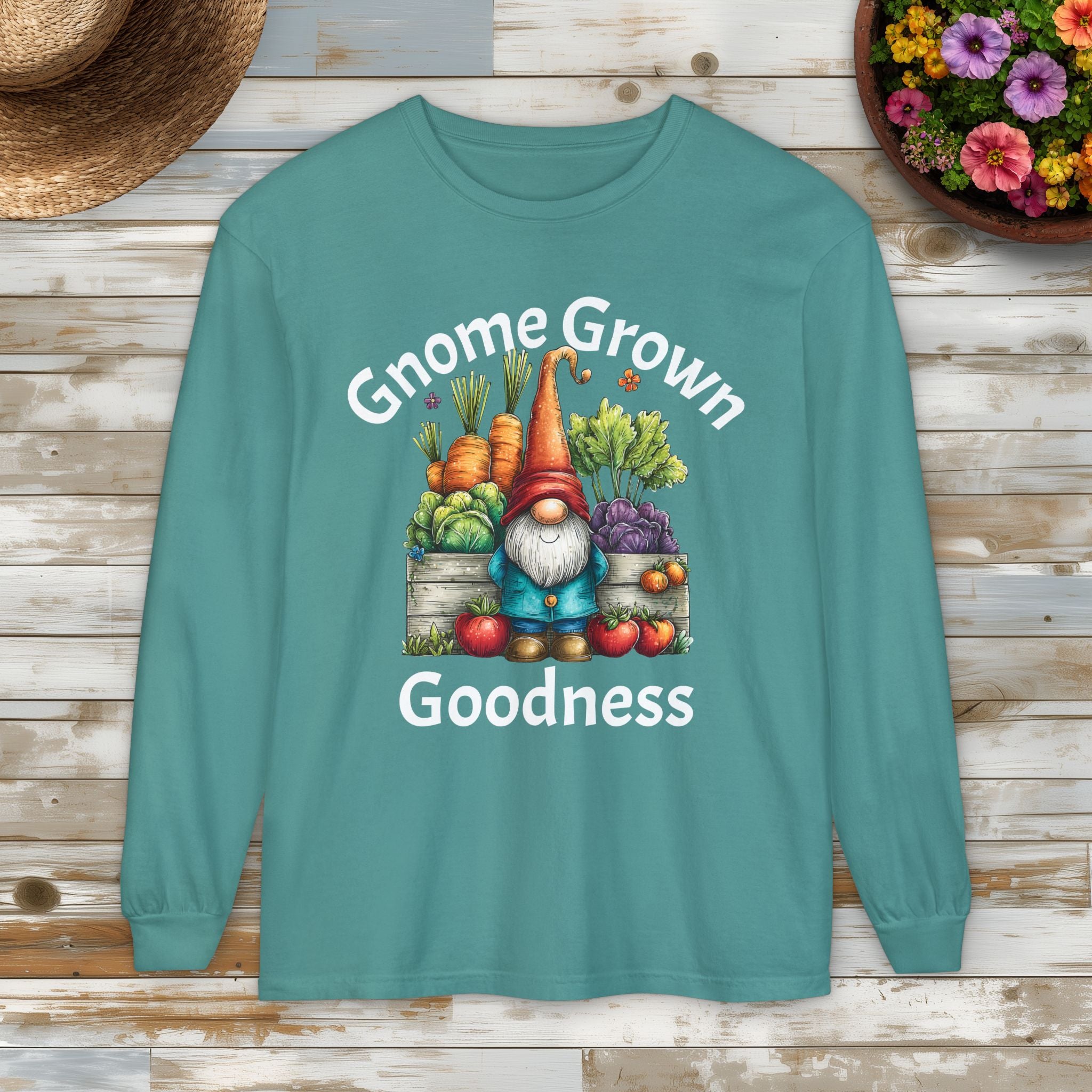 Gnome Grown Goodness Long Sleeve Tee