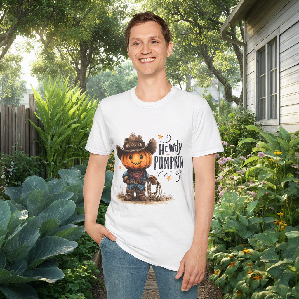 Howdy Pumpkin Cowboy Western T-Shirt