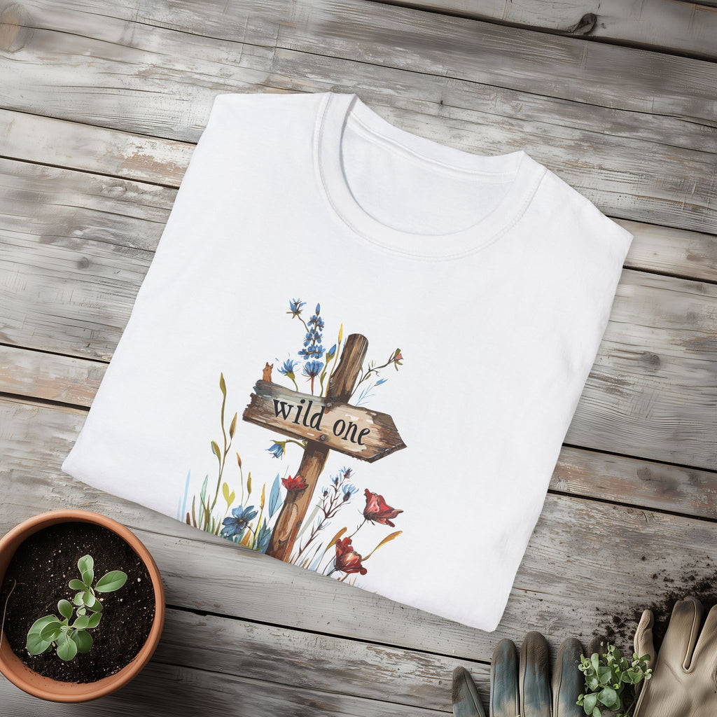 Wild One Wildflower Watercolor T-Shirt