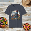 Retro Garden Gnome Guard Emblem T-shirt