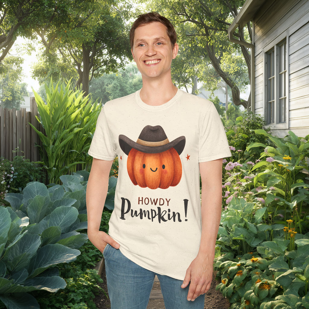 Howdy Pumpkin T-Shirt - Modern Minimalist Vibe