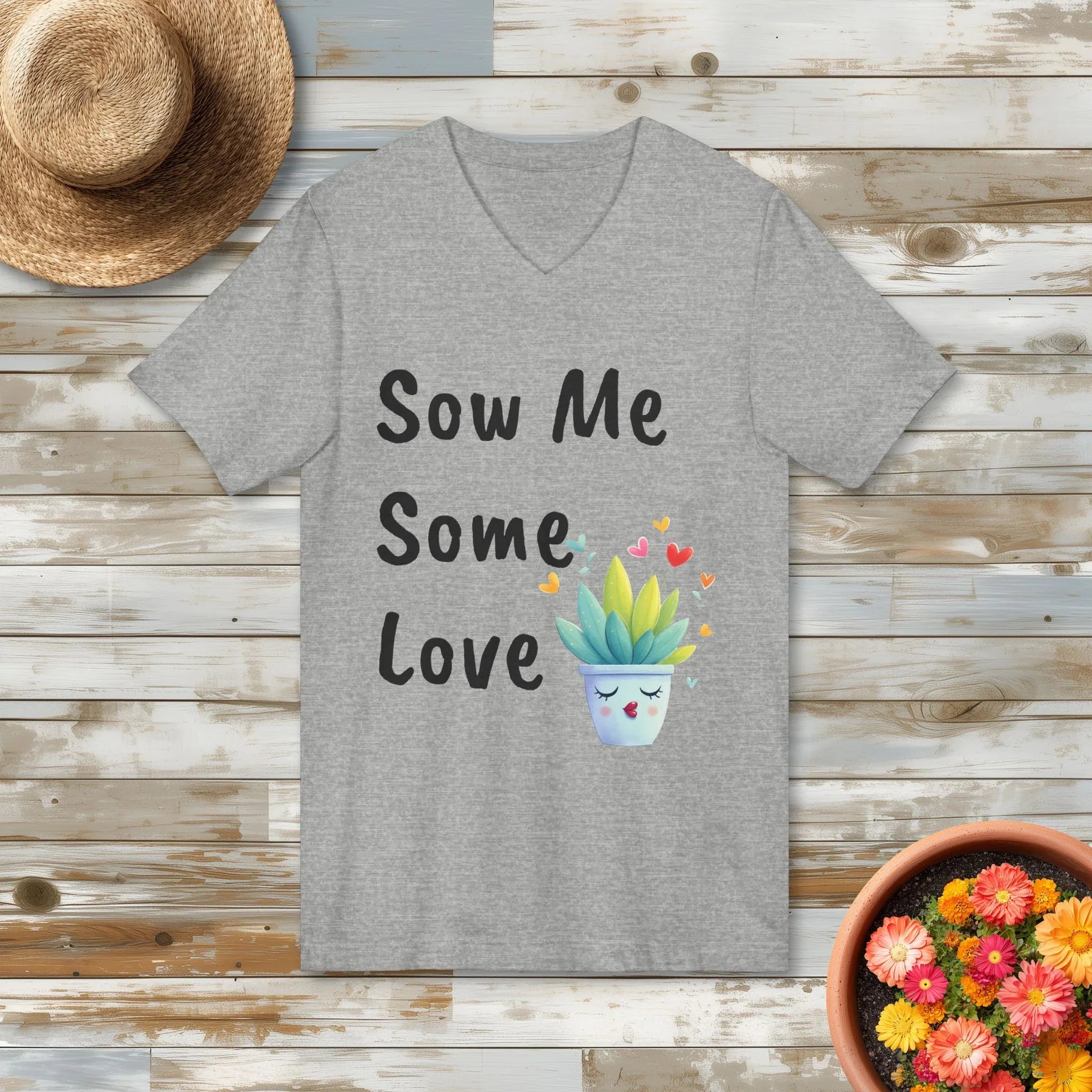 Sow Me Some Love V-Neck Shirt
