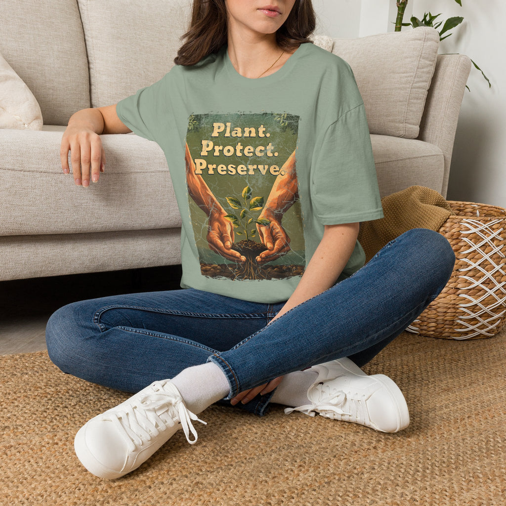 Plant Preserve Protect Vintage Conservation T-Shirt