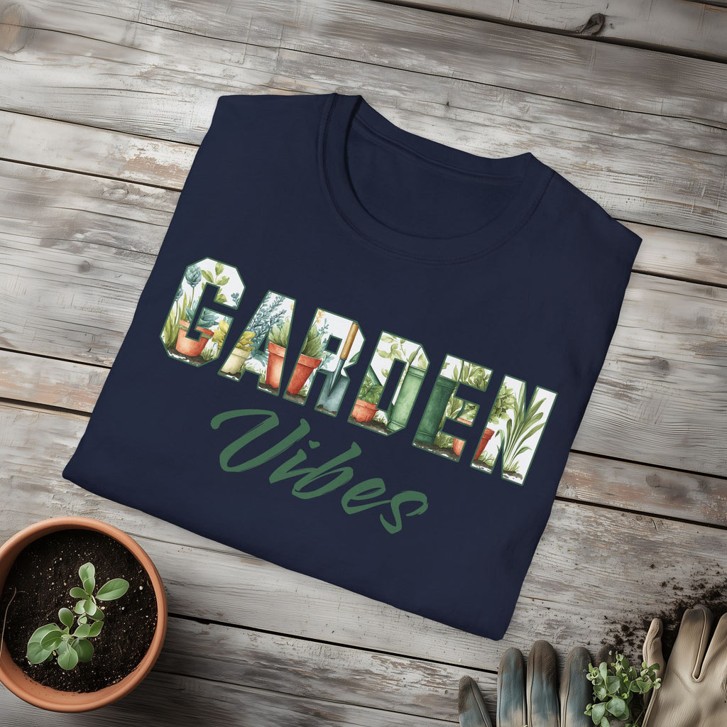 Garden Vibes T-Shirt for Plant Lovers and Gardeners